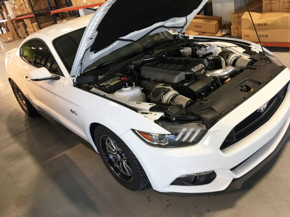 ON3 Performance - (2015–2017) Mustang GT 5.0 2nd Gen Top Mount Twin Turbo System – S550