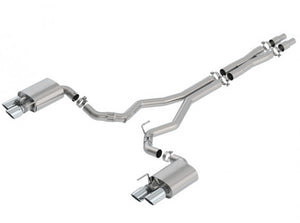 Borla - "S-Type" Cat-Back Exhaust System for Active ExhaustPolished Tips (2018-2020 Mustang GT) - 140742