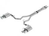 Borla - "S-Type" Cat-Back Exhaust System for Active ExhaustPolished Tips (2018-2020 Mustang GT) - 140742