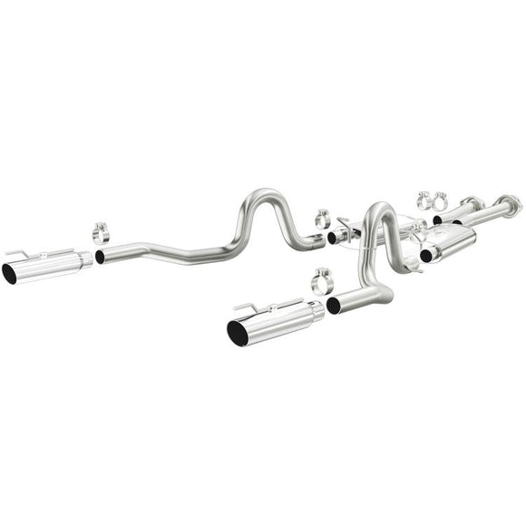 MagnaFlow - Ford Mustang Street Series Cat-Back Performance Exhaust System - 15671