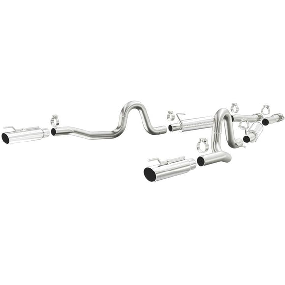 MagnaFlow - Ford Mustang Competition Series Cat-Back Performance Exhaust System - 15677
