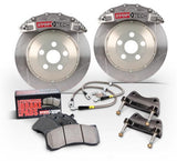 StopTech 07-2014 Mustang 380x32mm Big Brake Kit - Replaces OEM Brembos (Trophy Sport 6 Piston Caliper - Slotted Zinc Coated Rotor)