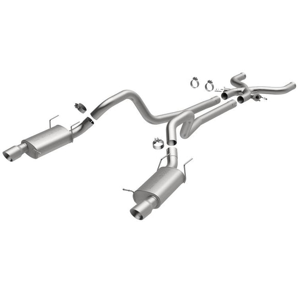 MagnaFlow - Ford Mustang Street Series Cat-Back Performance Exhaust System - 15056