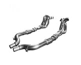 Kooks - 2015 + MUSTANG GT 5.0L 1 7/8" X 3" STAINLESS STEEL LONG TUBE HEADER W/ GREEN CATTED CONNECTION PIPE - 1151H431
