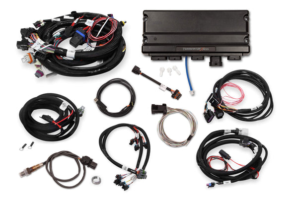 Holley - TERMINATOR X MAX 24X /1X MULTEC 2 LS MPFI KIT WITH DBW THROTTLE BODY AND TRANSMISSION CONTROL KIT - WITHOUT 3.5