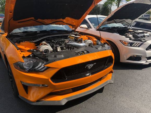 On 3 Performance 2018 – 2020 Mustang GT 5.0 Top Mount Twin Turbo System – S550