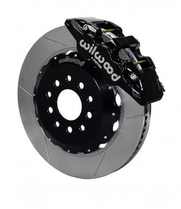 Wilwood 140-10830 2005-2014 Mustang Aero6 14" Front Brake Kit with Slotted Rotors