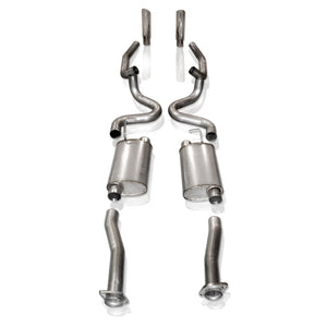 Stainless Works - Ford Mustang 1996-04 Exhaust: 2 1/2" True Duals Chambered