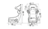 Recaro Pro Racer SPG SPA & XL Seat Velour Black (071.28.UU11-01, 071.38.0630-01, 071.36.0630-01, 071.44.0630-01)
